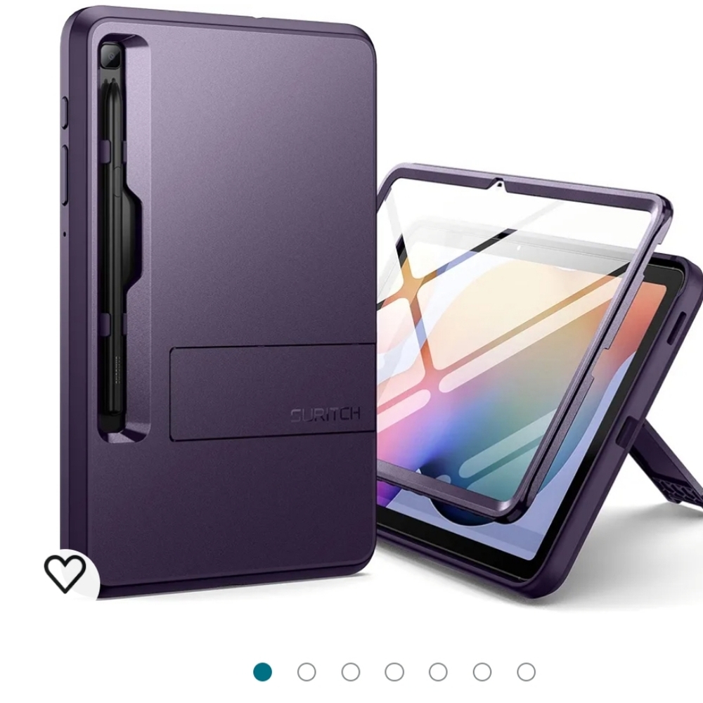 SURITCH,  Rugged  Tablet Case,  Heavy Duty 10.4 Inch, Color- Purple, Brand New